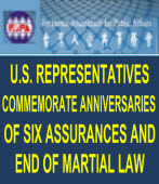 U.S. REPRESENTATIVES COMMEMORATE ANNIVERSARIES OF SIX ASSURANCES AND END OF MARTIAL LAW｜台灣e新聞