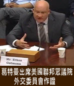 資深記者葛特曼出席美國聯邦眾議院外交委員會作證 - 台灣e新聞