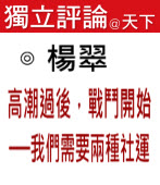 楊翠：高潮過後，戰鬥開始──我們需要兩種社運 -台灣e新聞